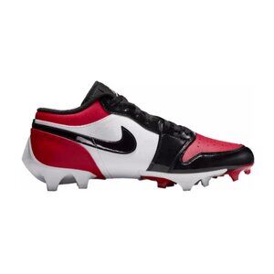 NEW Jordan! 1 Men's Football Cleats (Red/Black)